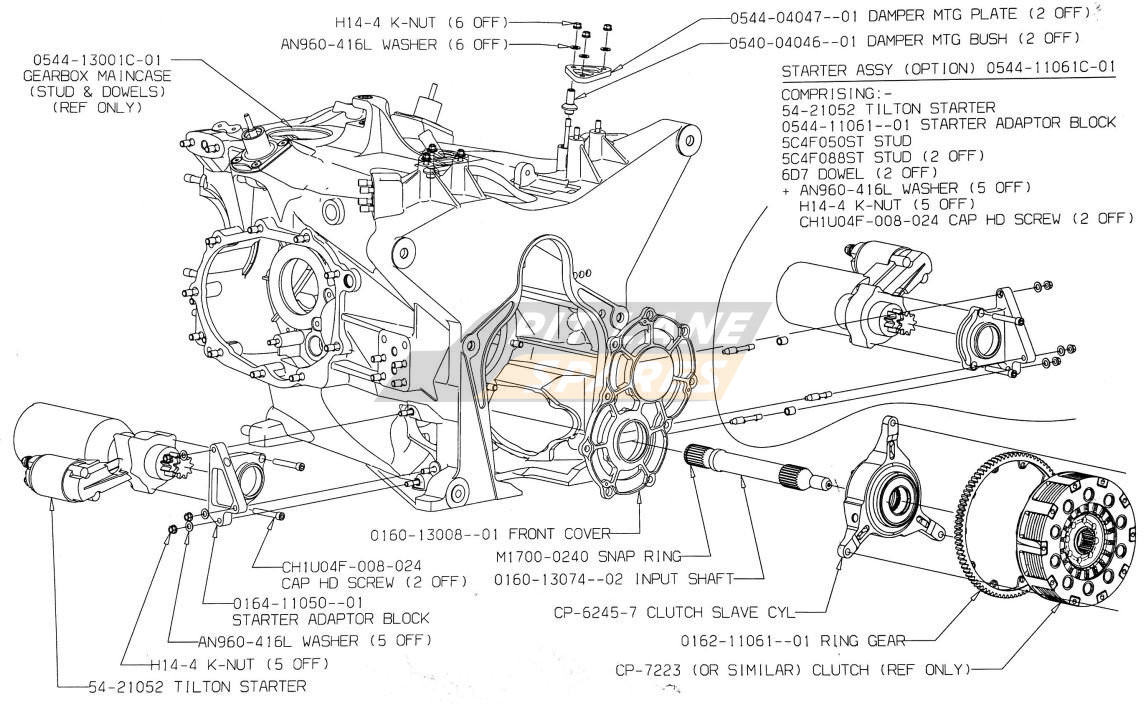 GEARBOX ANCILIARIES (AER) Diagram